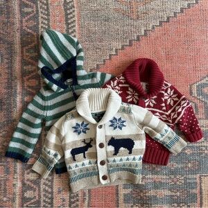 Baby Boy Knit Sweater Lot Baby Boden size 6-12 Months